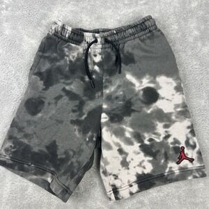 Nike Air Jordan Smoke Dye Embroidered Logo Boy's M‎ Gray Shorts